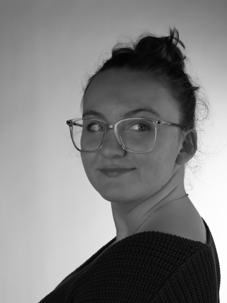 zwart-wit foto van mij